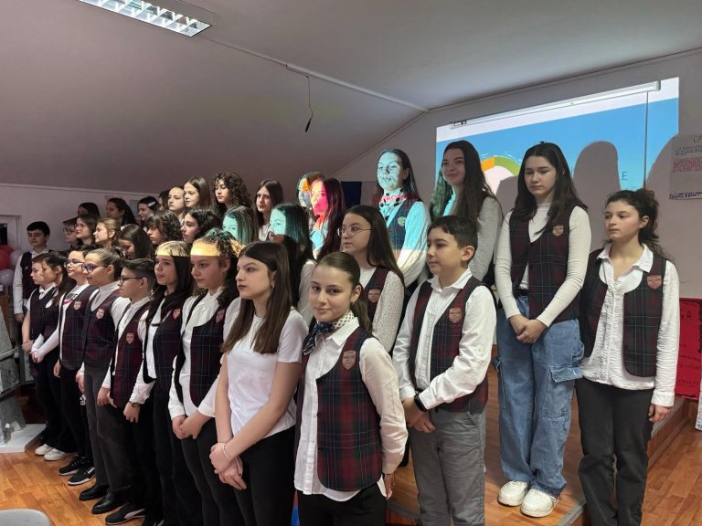 Moment din cadrul activităților de Francofonie