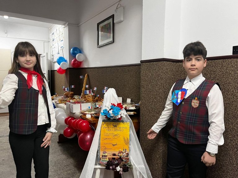 Moment din cadrul activităților de Francofonie