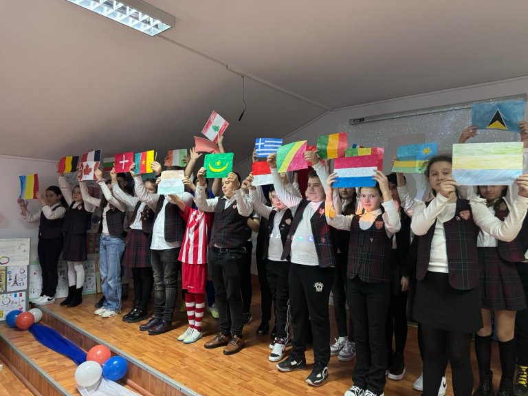 Moment din cadrul activităților de Francofonie