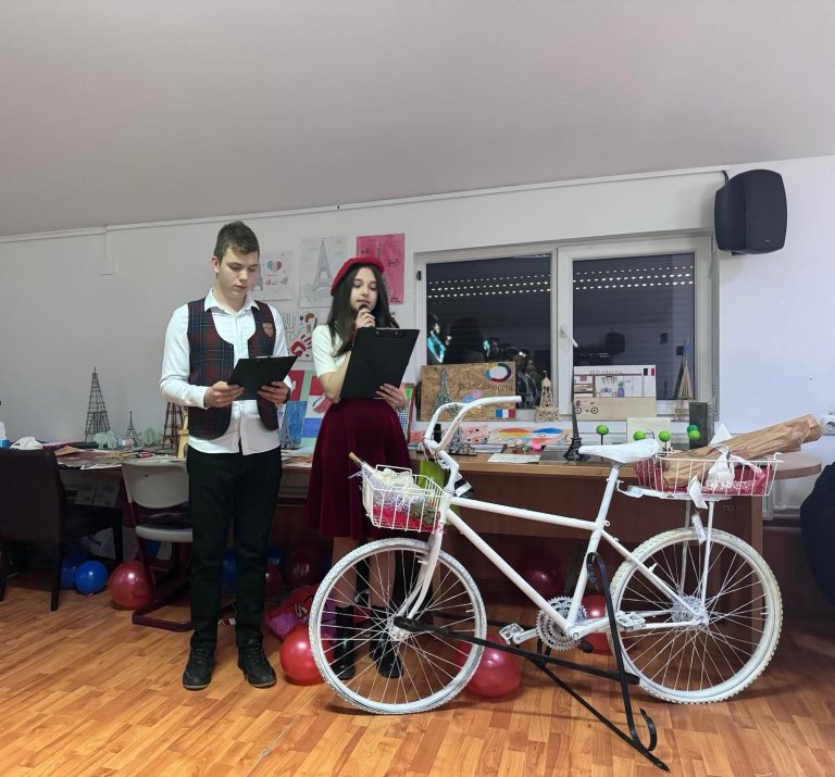 Moment din cadrul activităților de Francofonie