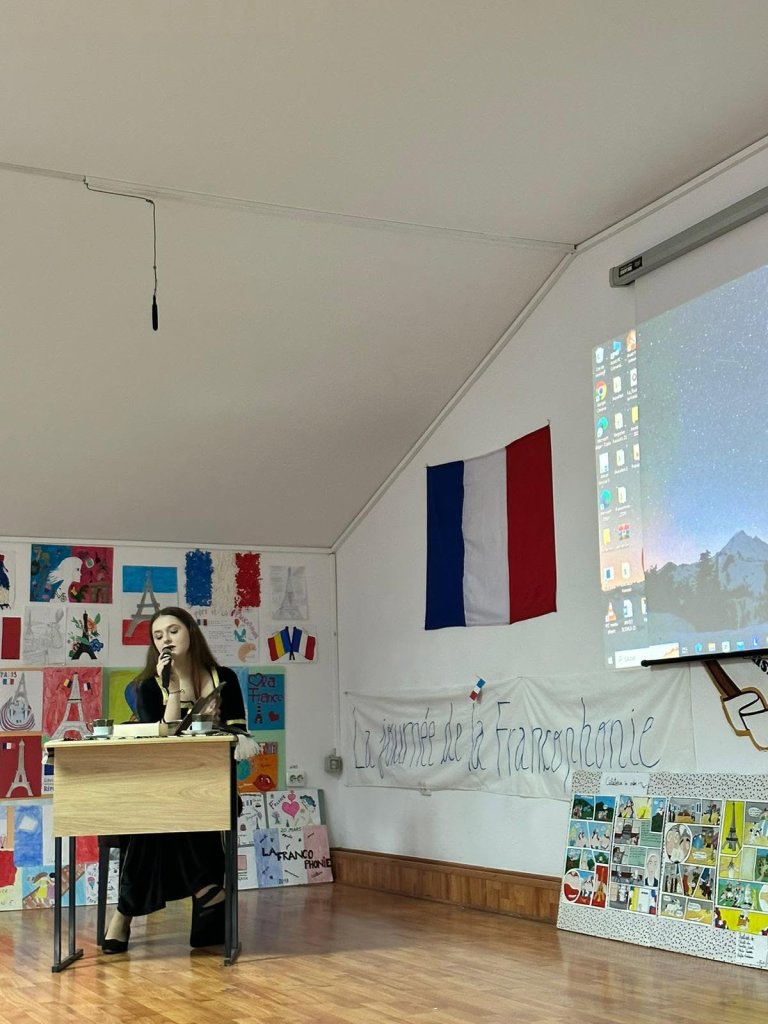 Moment din cadrul activităților de Francofonie