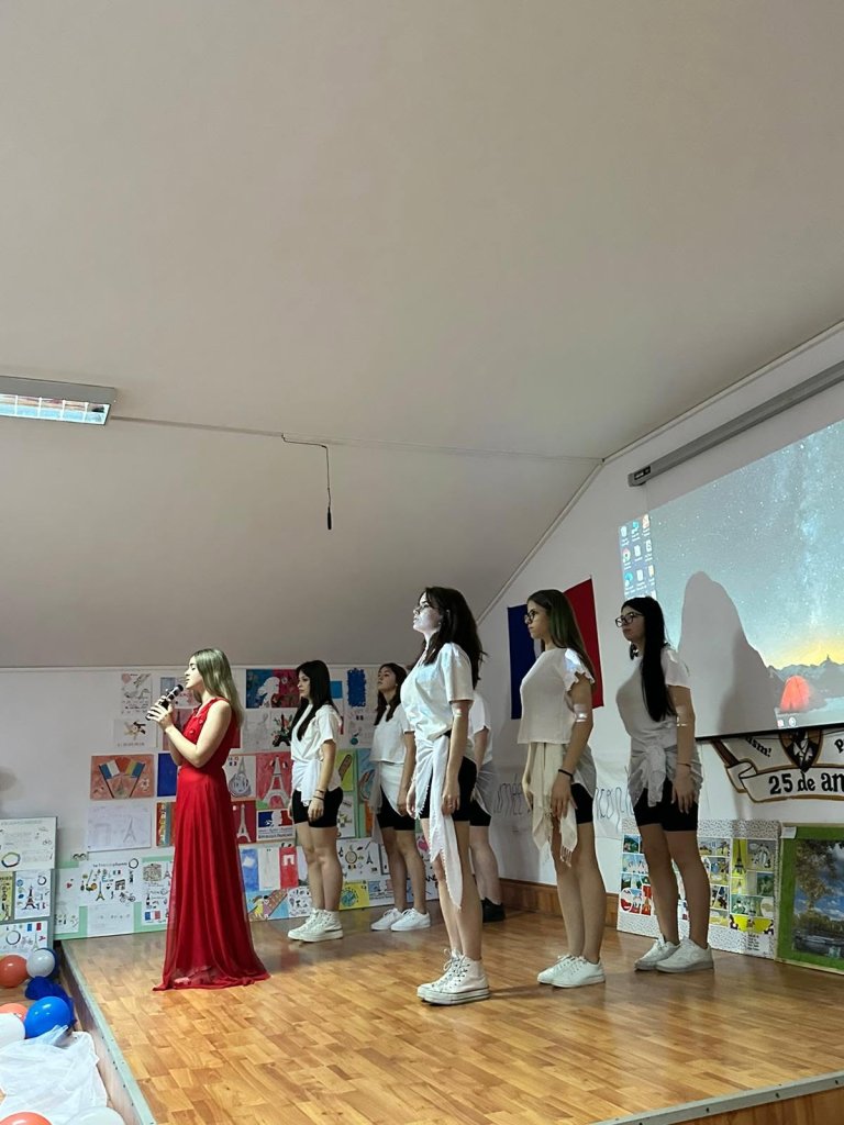 Moment din cadrul activităților de Francofonie