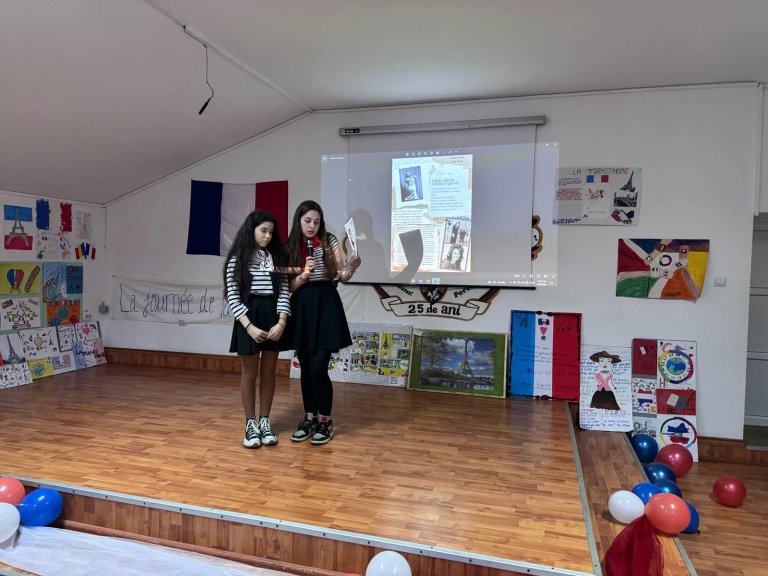 Moment din cadrul activităților de Francofonie
