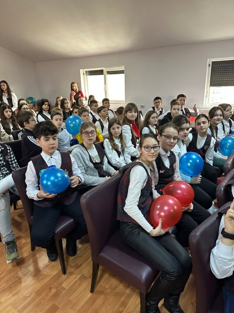Moment din cadrul activităților de Francofonie