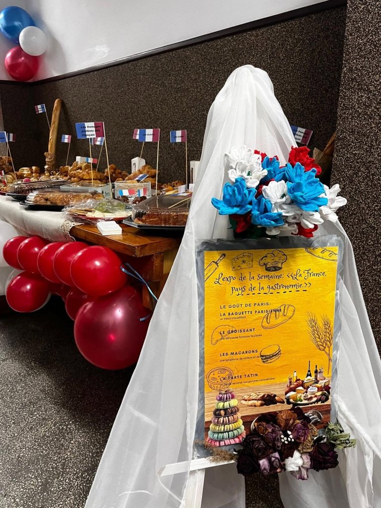 Moment din cadrul activităților de Francofonie