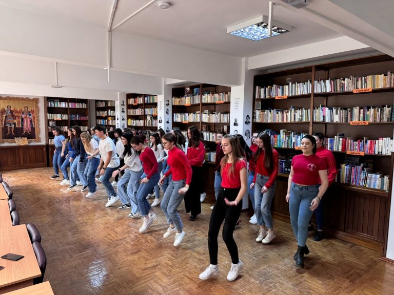 Moment din cadrul activităților de Francofonie