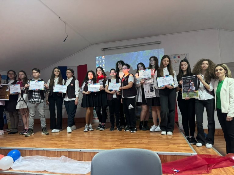 Moment din cadrul activităților de Francofonie