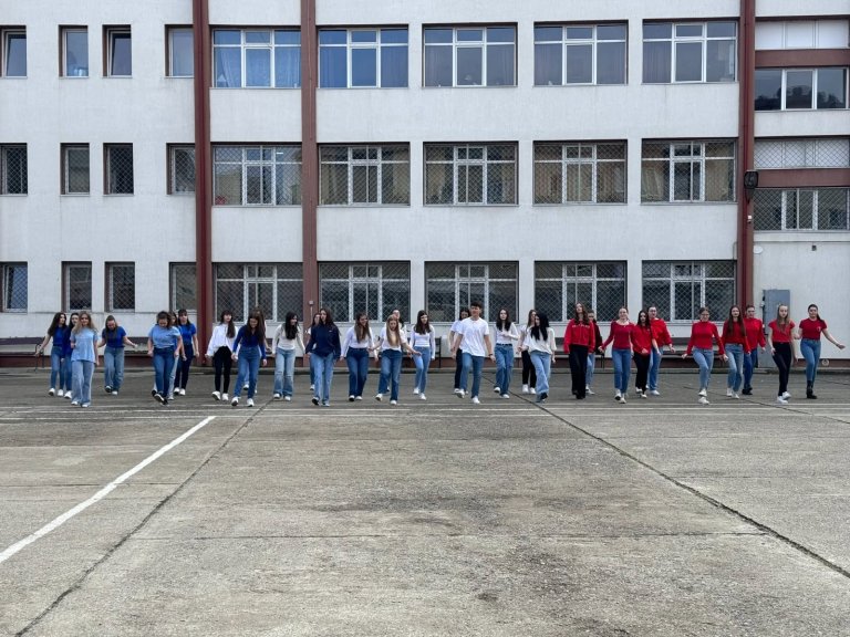 Moment din cadrul activităților de Francofonie