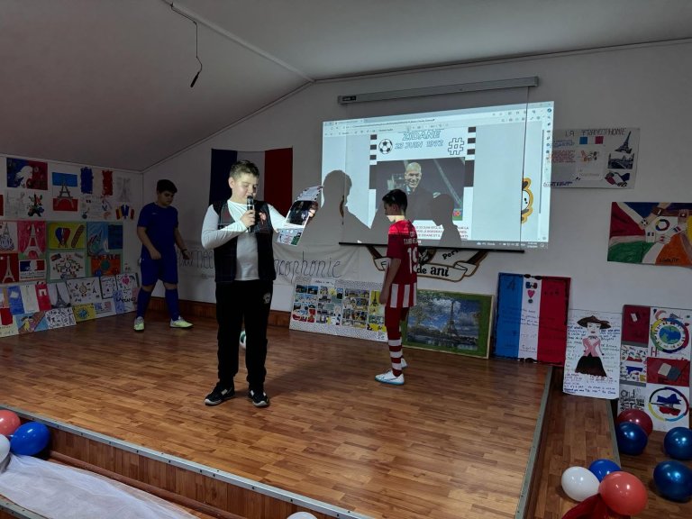 Moment din cadrul activităților de Francofonie