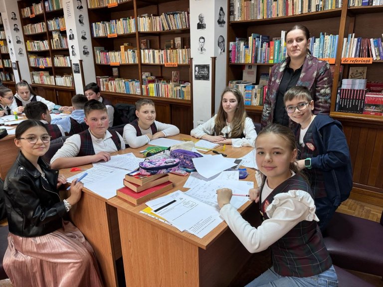 Moment din cadrul activităților de Francofonie