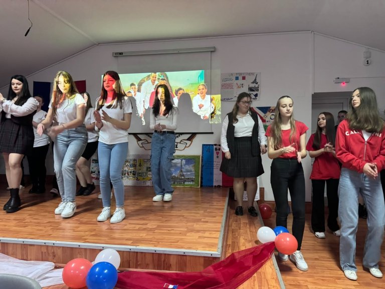 Moment din cadrul activităților de Francofonie