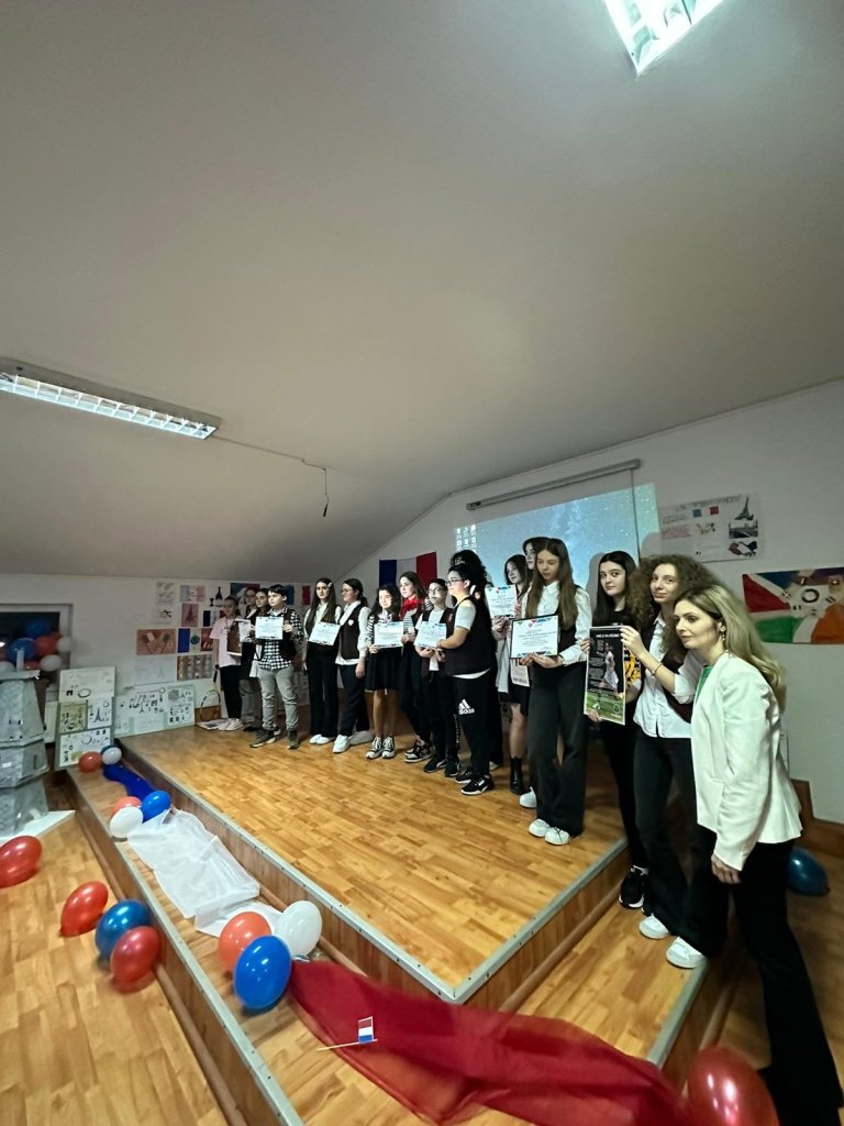 Moment din cadrul activităților de Francofonie