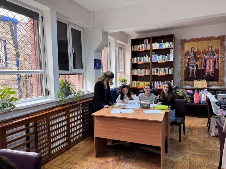 Moment din cadrul activităților de Francofonie