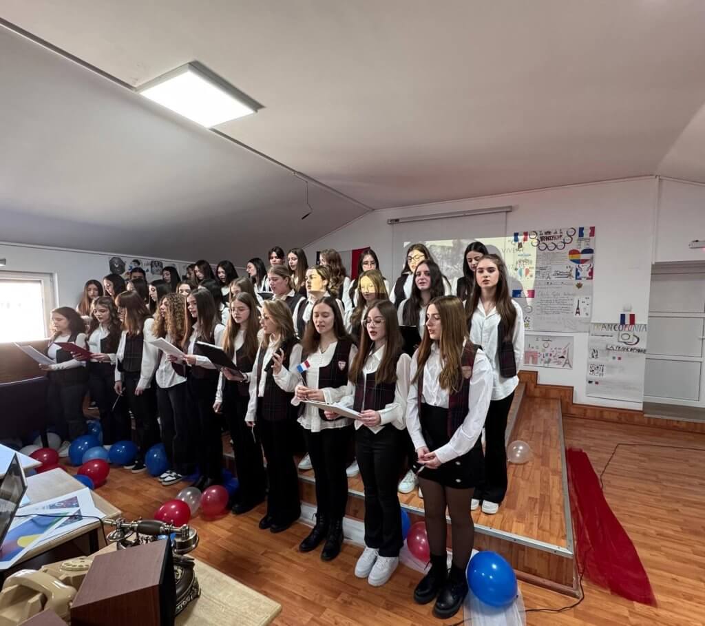 Moment din cadrul activităților de Francofonie