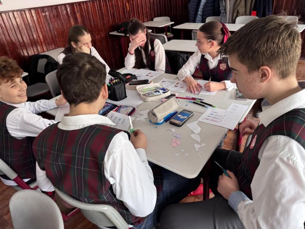 Moment din cadrul activităților de Francofonie