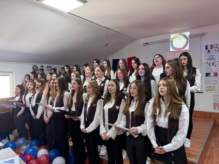 Moment din cadrul activităților de Francofonie