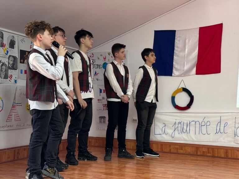 Moment din cadrul activităților de Francofonie