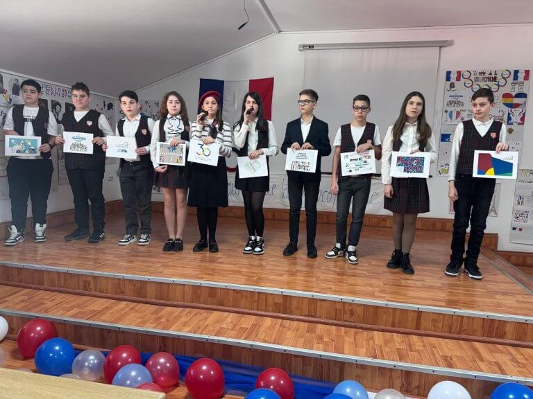 Moment din cadrul activităților de Francofonie