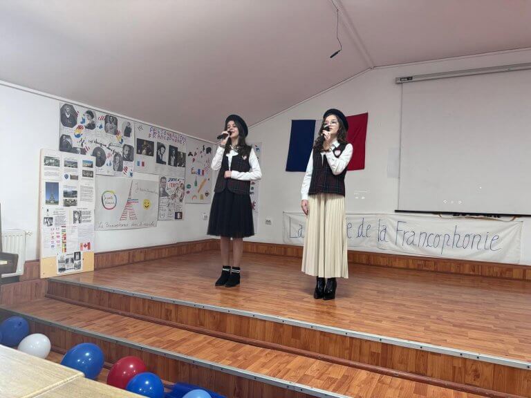 Moment din cadrul activităților de Francofonie