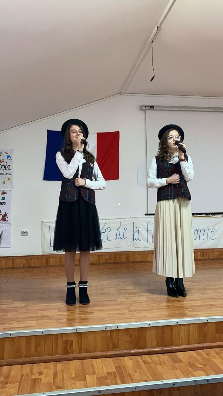 Moment din cadrul activităților de Francofonie