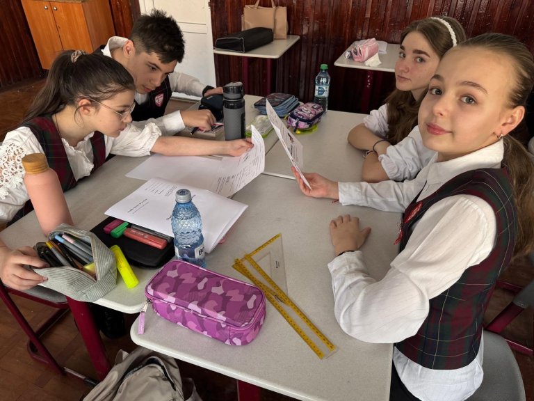 Moment din cadrul activităților de Francofonie