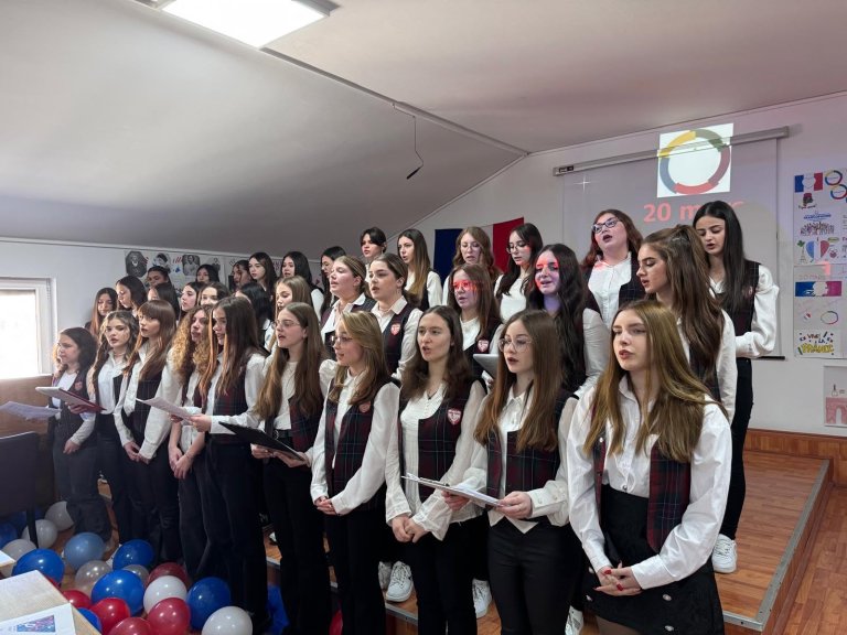 Moment din cadrul activităților de Francofonie