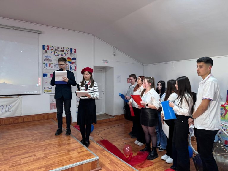 Moment din cadrul activităților de Francofonie
