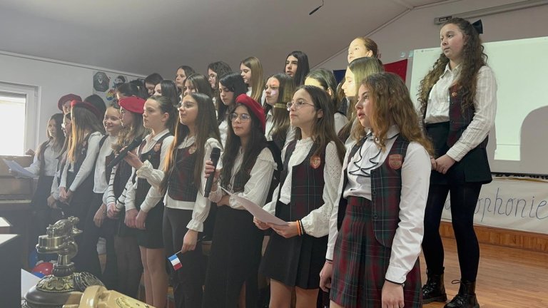 Moment din cadrul activităților de Francofonie
