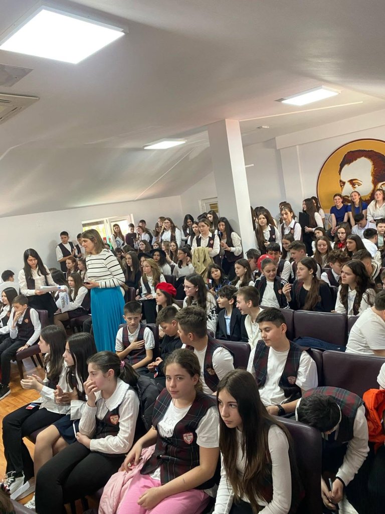 Moment din cadrul activităților de Francofonie