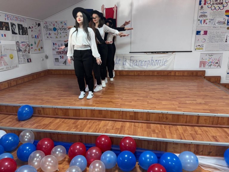 Moment din cadrul activităților de Francofonie