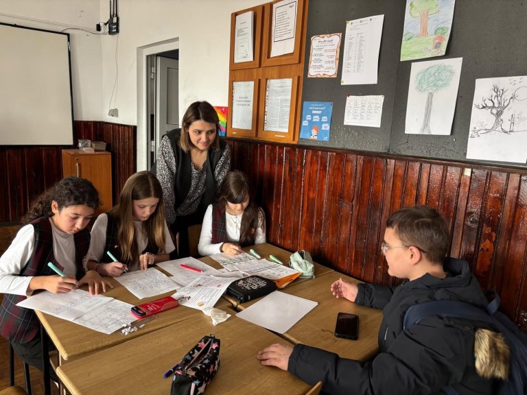 Moment din cadrul activităților de Francofonie