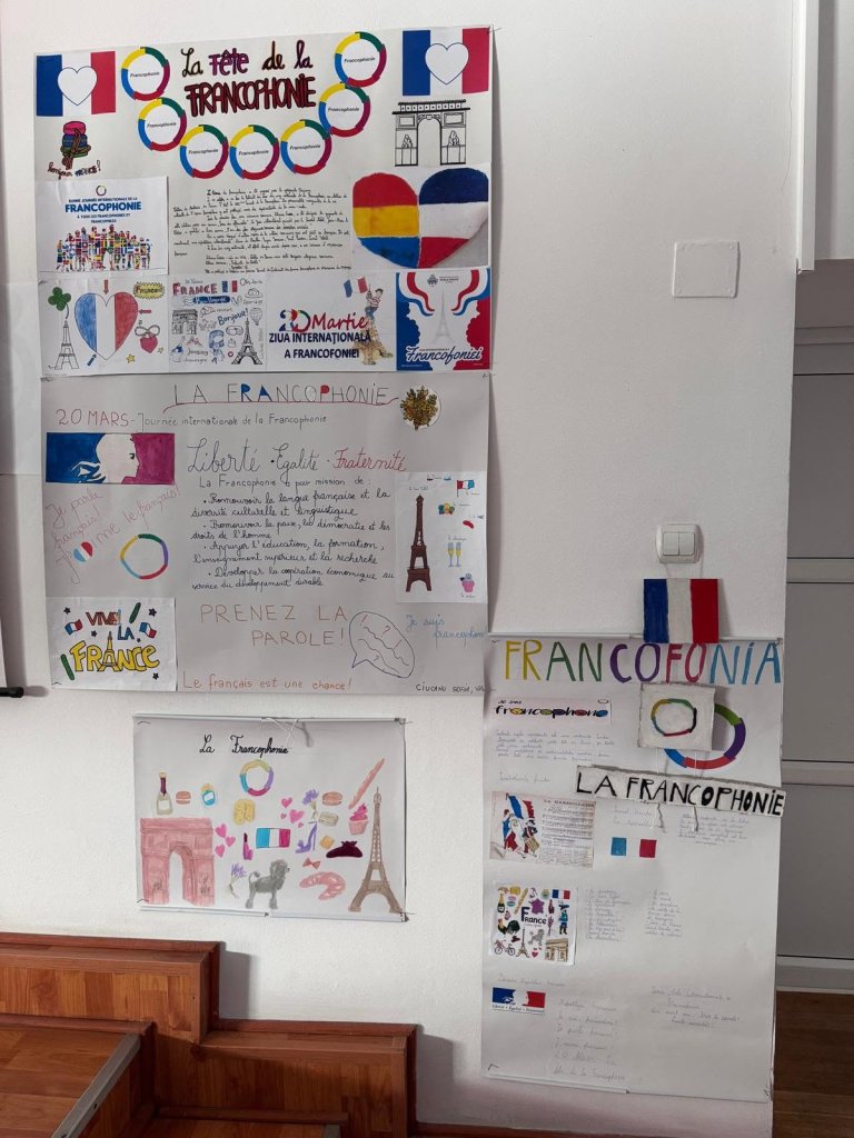 Moment din cadrul activităților de Francofonie