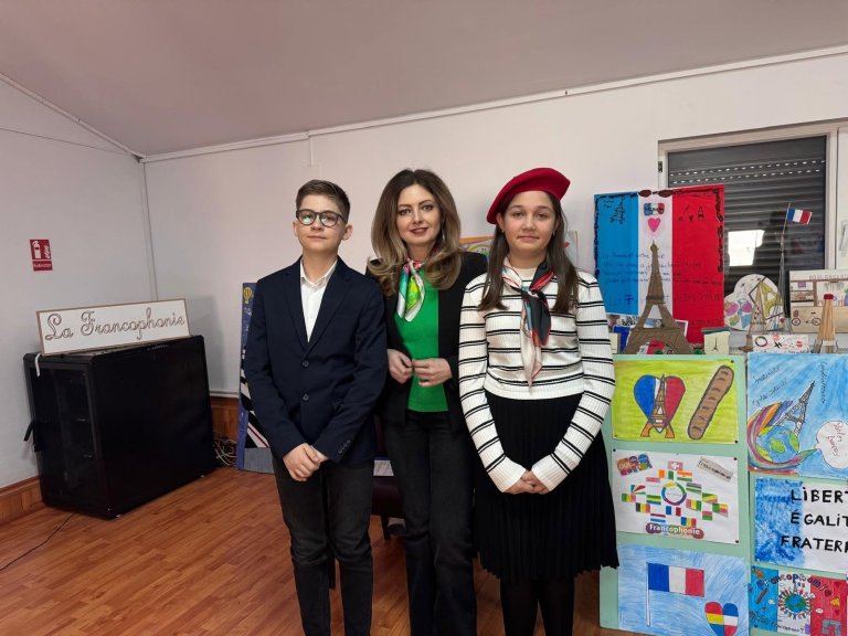 Moment din cadrul activităților de Francofonie