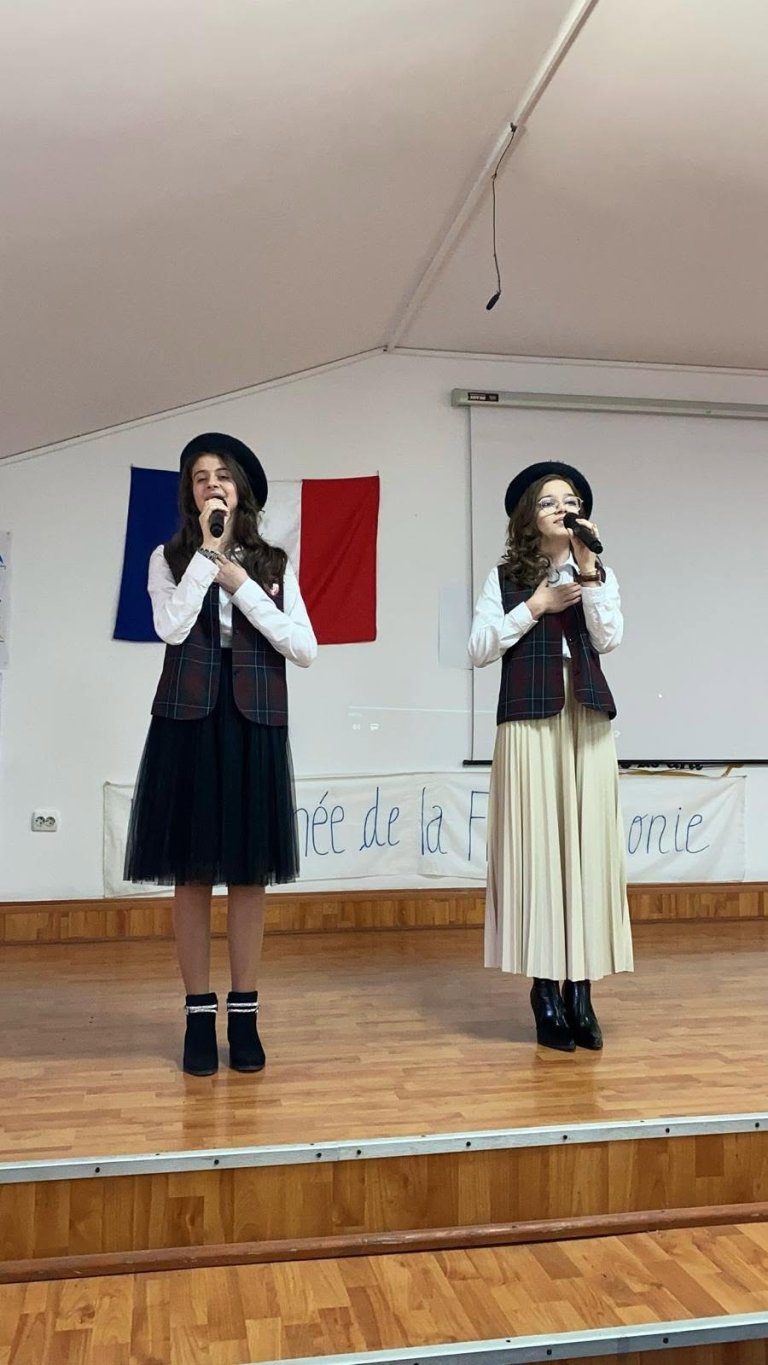 Moment din cadrul activităților de Francofonie