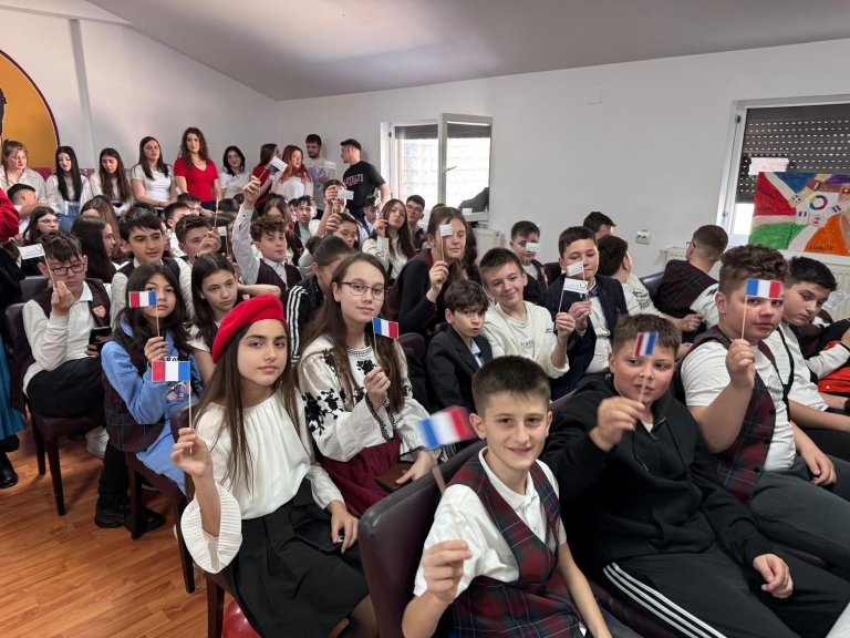 Moment din cadrul activităților de Francofonie